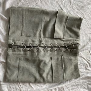 Highwasted Gray Skirt